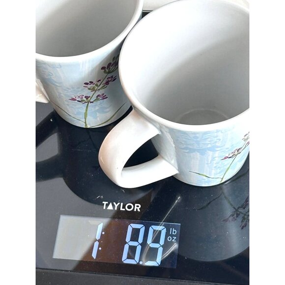 2 Corelle Coordinates Summer Meadow Coffee Mugs Set Of 2 Lavender Floral Design - Picture 11 of 11